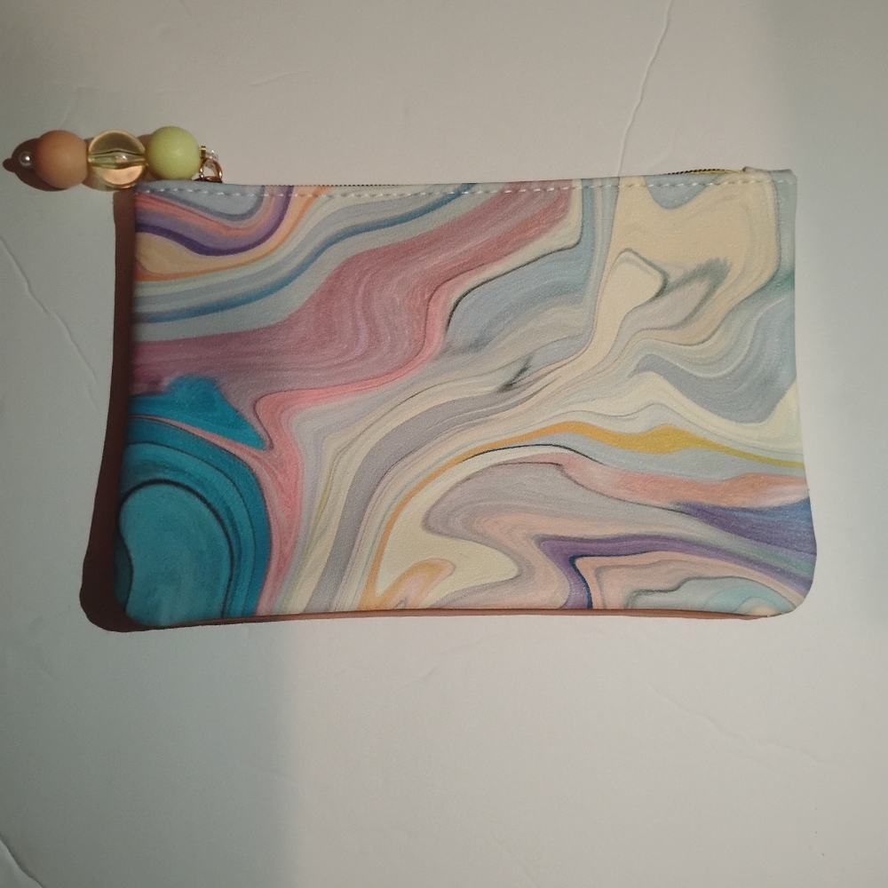 Ipsy Marble Pattern Makeup Bag